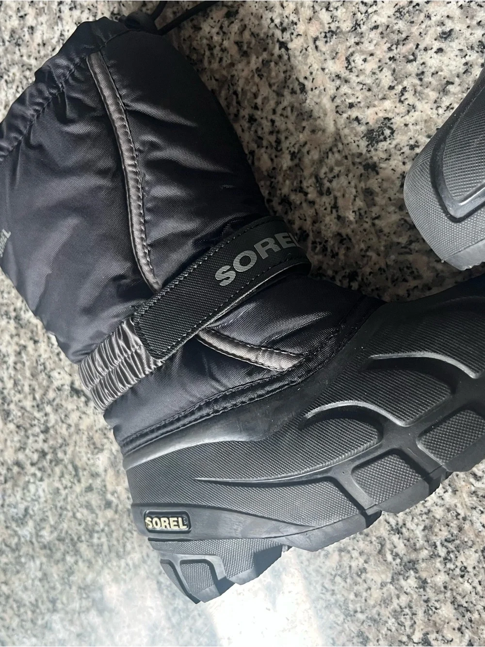 Sorel Black Kids Winter Flurry Boots